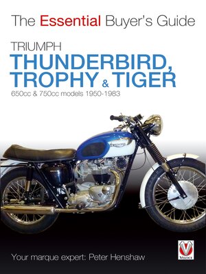 cover image of Triumph Thunderbird, Trophy & Tiger